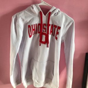White Ohio State Hoodie